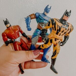 Vintage 90s Kenner Batman figurine bundle